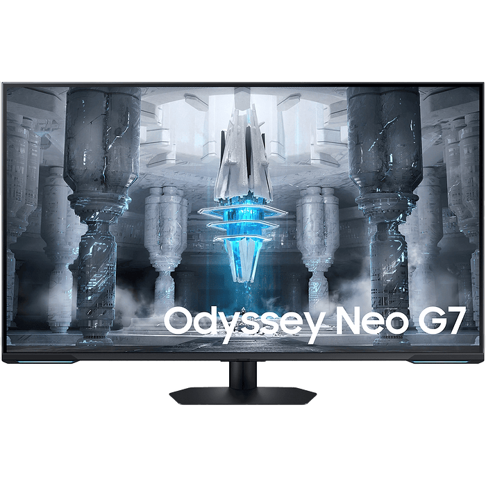 מסך מחשב גיימינג 43'' Samsung Odyssey Neo G7 S43CG700NP 4K UHD VA FreeSync Premium Pro 144Hz 1ms - צבע שחור ולבן שלוש שנות אחריות עי היבואן הרשמי