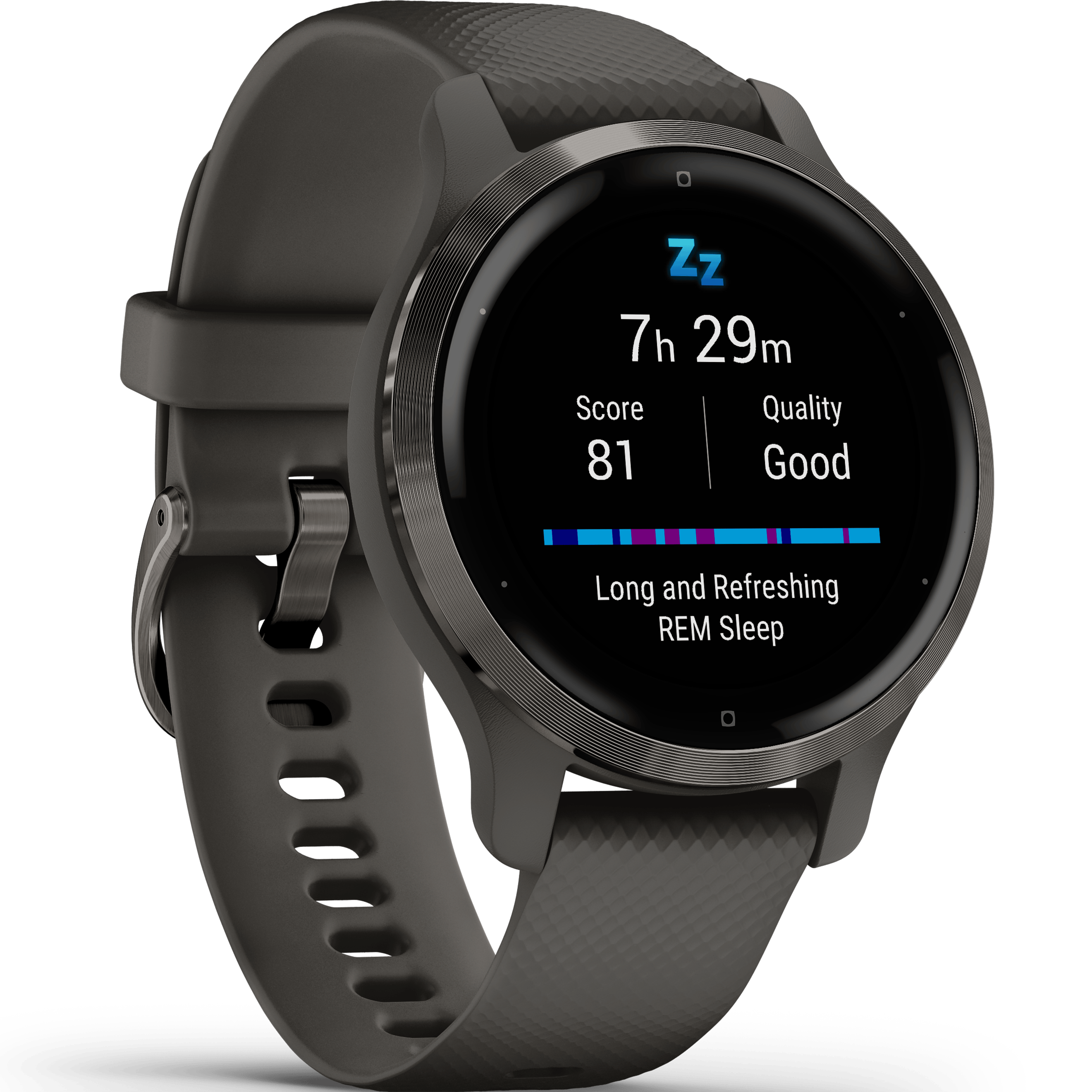 שעון ספורט חכם Garmin Venu 2S GPS 40.4mm - צבע שחור שנתיים אחריות ע
