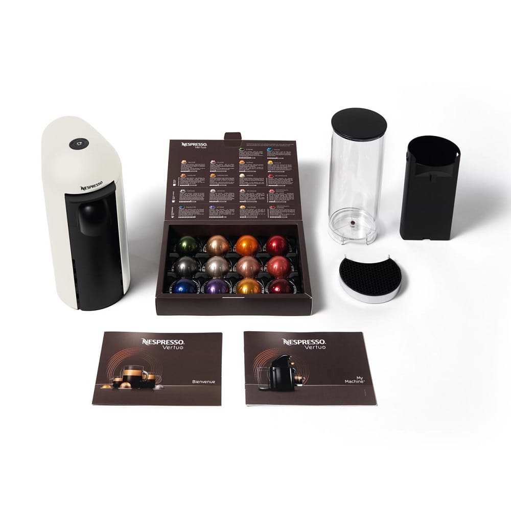 מחסני חשמל - מכונת אספרסו נספרסו NESPRESSO וורטו פלוס GCB2 לבן