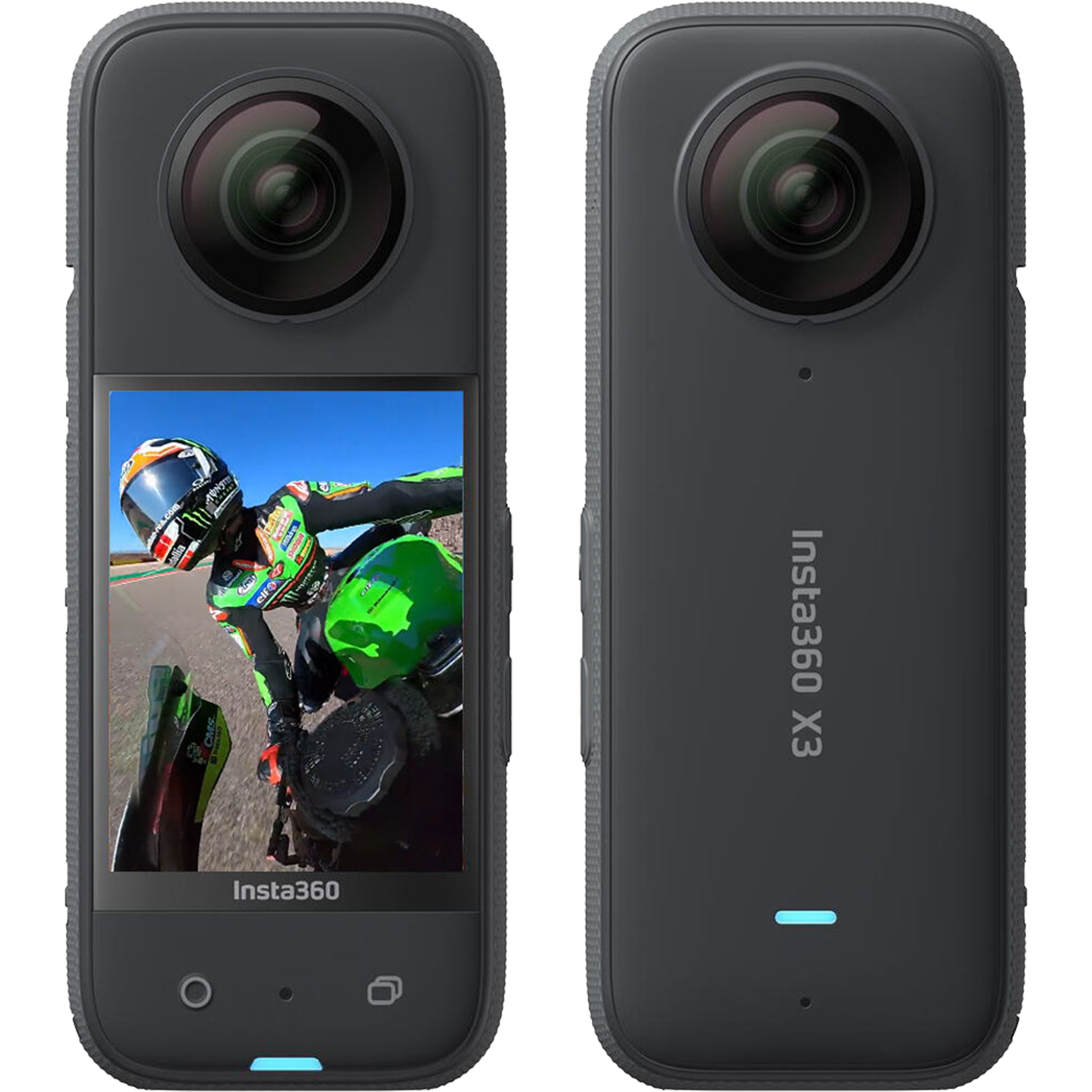 מצלמת אקסטרים 360° Insta360 X3 IPX8 - צבע שחור שנה אחריות ע