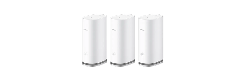 ראוטר אלחוטי 3 יחידות Huawei WiFi Mesh 3 AX3000 WiFi 6 Plus - צבע לבן שלוש...