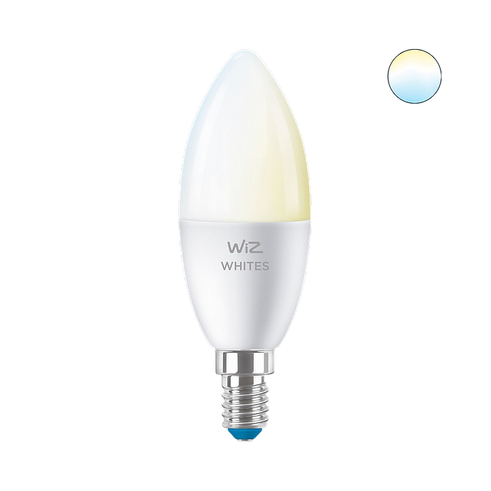 נורת נר חכמה Wiz Wi-Fi BLE 40W TW 1PF/6 - צבע לבן שנתיים אחריות עי היבואן הרשמי