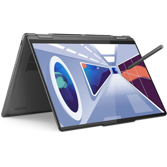 מחשב נייד עם מסך מגע Lenovo Yoga 7 14IRL8 82YL0072IV - Core i7-1360P 1TB SSD 16GB RAM Windows 11 - צבע אפור שלוש שנות אחריות עי היבואן הרשמי