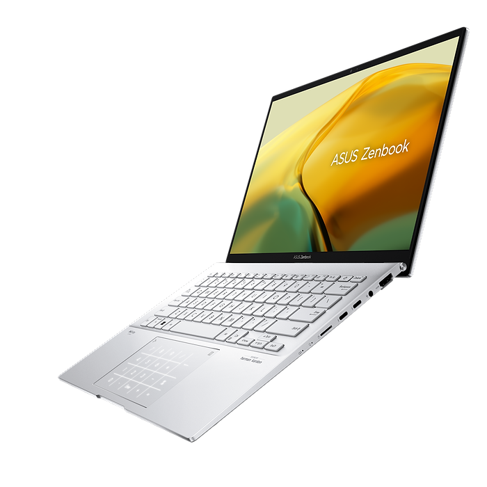 מחשב נייד Asus ZenBook 14 UX3402VA-KP146W - Core i5-1340P 512GB SSD 8GB RAM Windows 11 - צבע כסוף שנה אחריות עי היבואן הרשמי