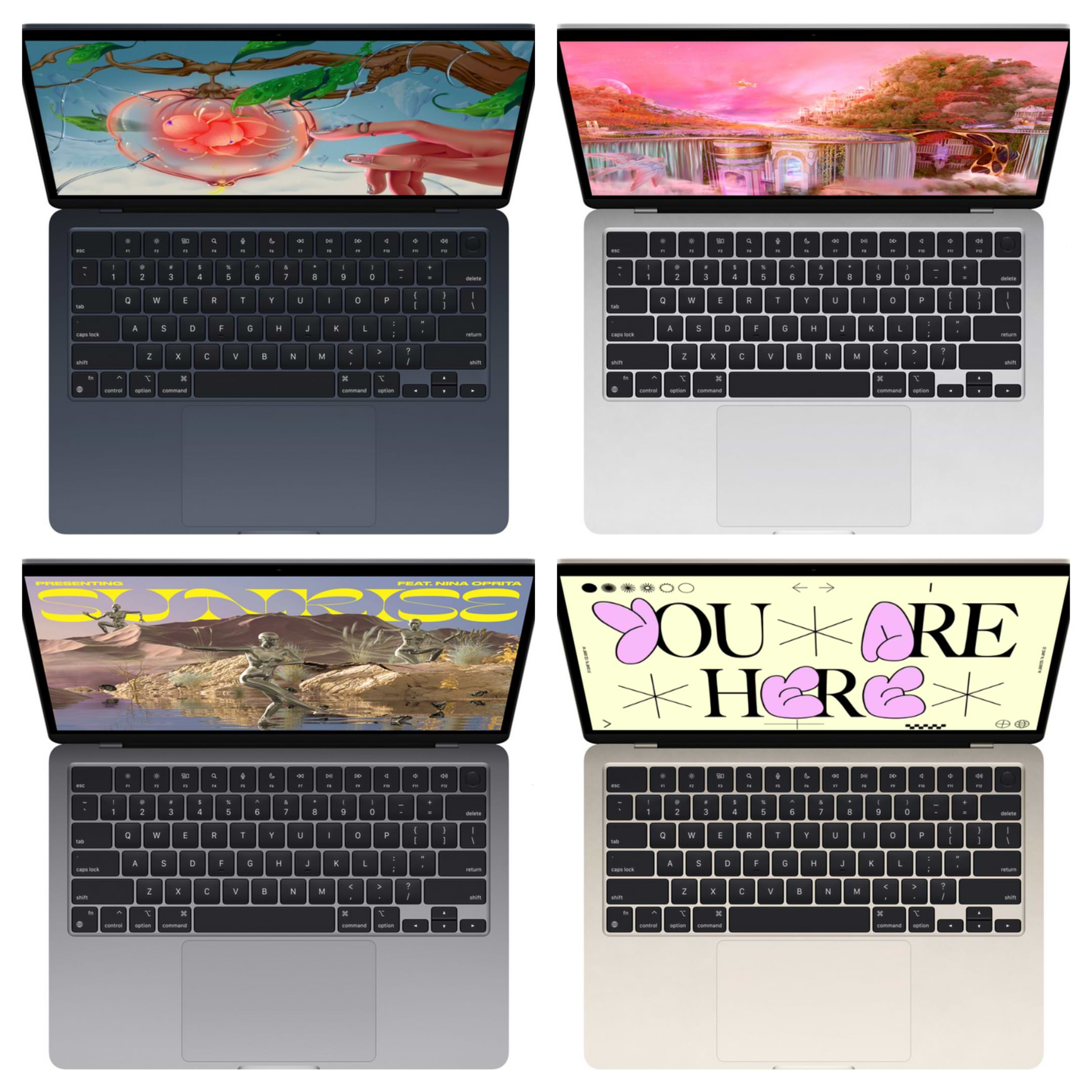 מחשב נייד - Apple MacBook Air 15 - MQKR3HB/A M2 chip with 8-core CPU and 10-core GPU 256GB - צבע כסוף שנה אחריות ע״י יבואן רשמי