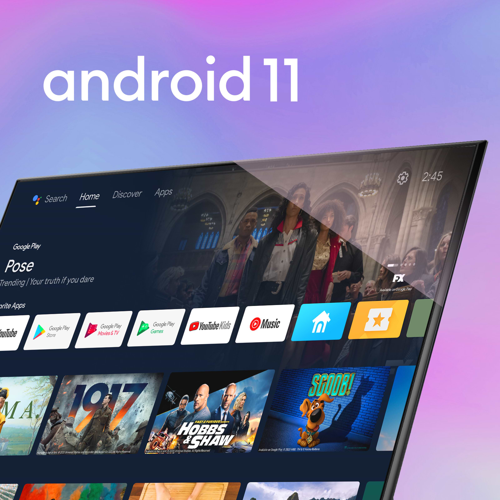 טלוויזיה חכמה CHiQ 32" L32G7P Android TV HDR 10 - שנתיים אחריות ע"י אלקטרה היבואן הרשמי