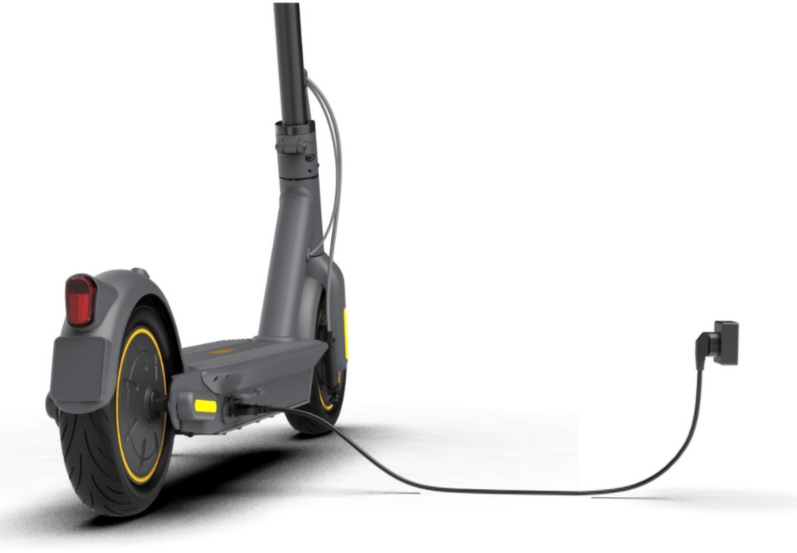 קורקינט חשמלי מתקפל Ninebot KickScooter MAX G30E II - צבע שחור שנה אחריות ע"י היבואן הרשמי