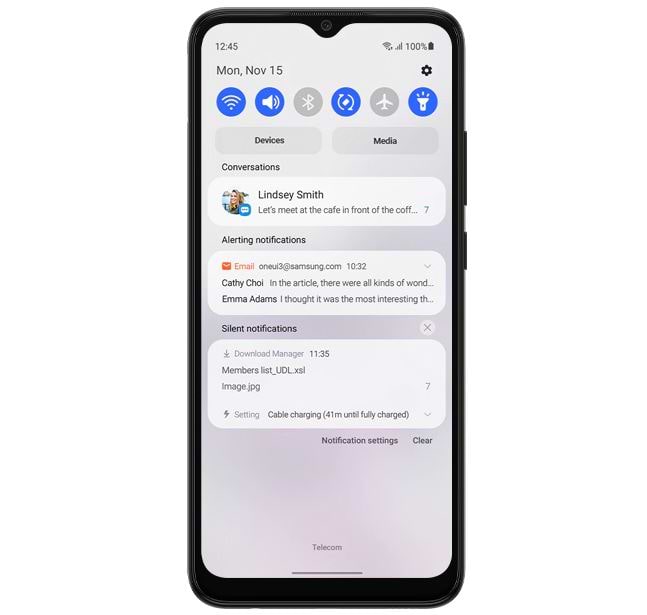 סמארטפון Samsung Galaxy A03 64GB 4GB RAM SM-A035F/DS