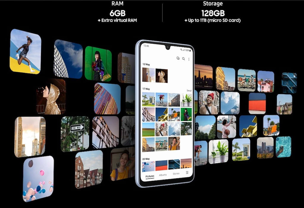 סמארטפון Samsung Galaxy A33 5G 128GB 6GB RAM SM-A336E/DNS