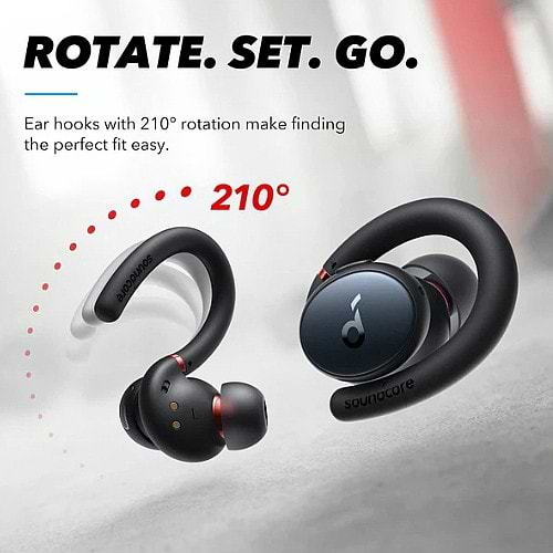 אוזניות אלחוטיות Anker Soundcore Sport X10 - צבע לבן שנה אחריות ע"י היבואן הרשמי