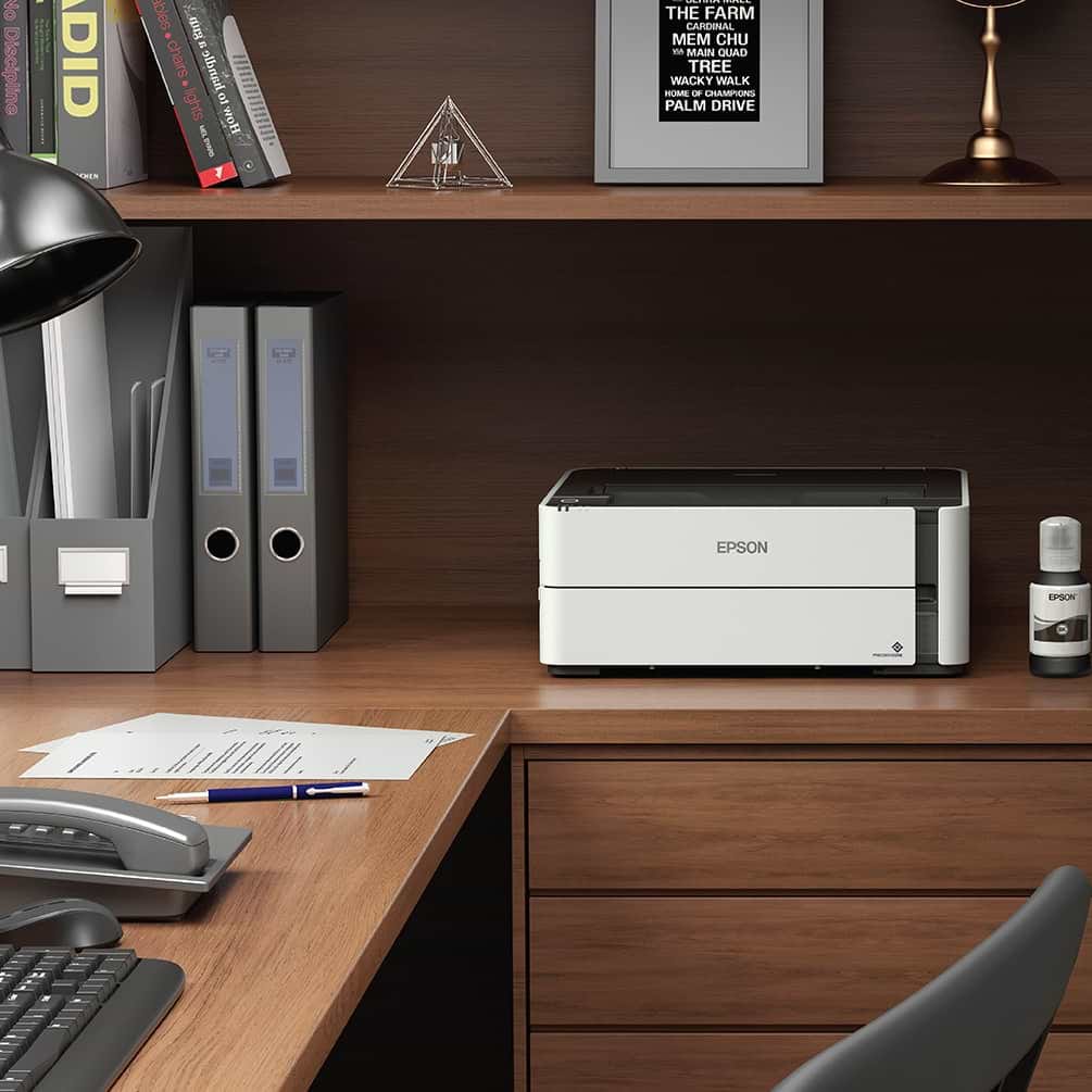 מחסני חשמל - מדפסת אלחוטית Epson EcoTank M1170 A4 SF Mono Wi-Fi - צבע ...