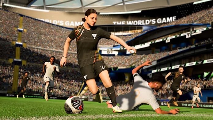 בקר משחק אלחוטי Sony PS5 DualSense Controller כולל משחק EA Sports FC 24 - צבע לבן שנה אחריות ע