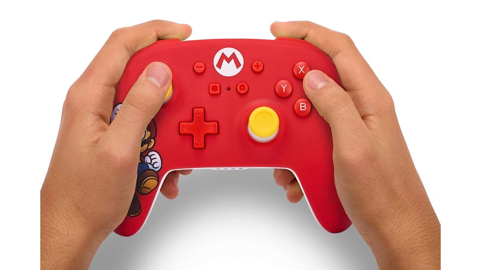 בקר אלחוטי Nintendo Switch Controller Mario - צבע אדום שנה אחריות ע"י היבואן הרשמי