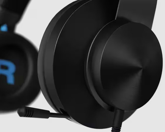 אוזניות קשת חוטיות Lenovo Legion H300 Stereo Gaming Headset - צבע שחור שנה אחריות ע"י היבואן הרשמי