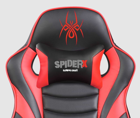 כיסא גיימינג Spider X - צבע שחור ואדום שנה אחריות ע"י יבואן רשמי