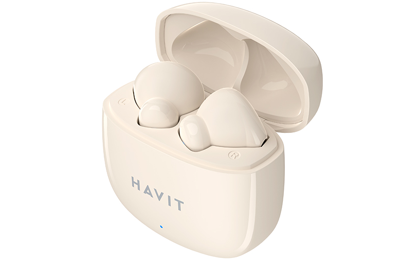 אוזניות אלחוטיות Havit TWS TW903 - צבע לבן שנה אחריות ע"י היבואן הרשמי