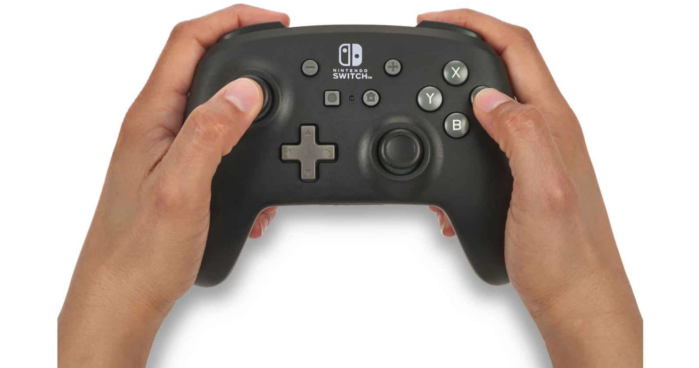 בקר אלחוטי PowerA Wireless Controller for Nintendo Switch - צבע שחור שנה אחריות ע"י היבואן הרשמי