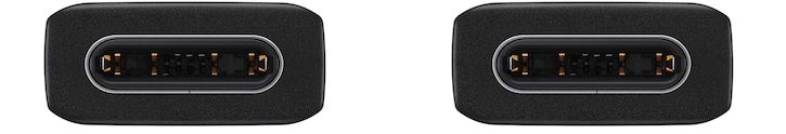 כבל טעינה מקורי Samsung USB-C to USB-C 1m - צבע שחור שנה אחריות ע"י היבואן הרשמי