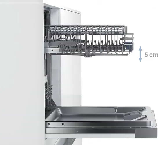 מדיח כלים צר 45 ס"מ 10 מערכות כלים Bosch SPS4HKW49E - צבע לבן שנה אחריות
