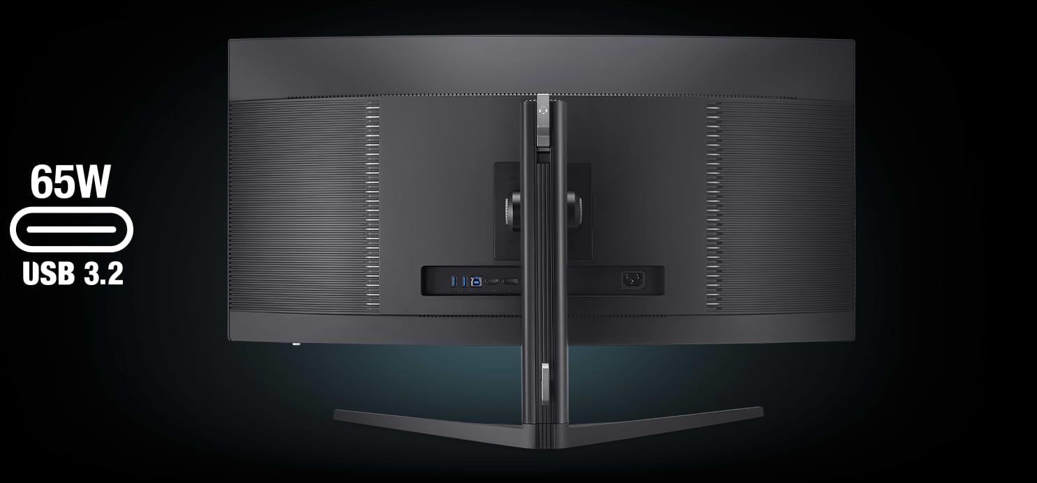 מסך מחשב גיימינג קעור 34'' Acer Predator X34 V FreeSync Premium OLED UWQHD 0.1ms 175Hz - צבע שחור שלוש שנות אחריות ע"י היבואן הרשמי