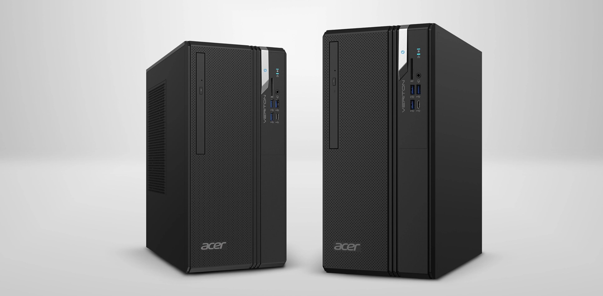 מחשב נייח Acer Veriton VS2710G DT.VY4ET.003 - Core i3-13100 256GB SSD 8GB RAM - צבע שחור שלוש שנות אחריות ע"י היבואן הרשמי