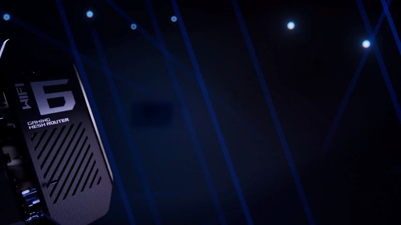 ראוטר גיימינג Asus ROG Rapture GT6 WiFi 6 שתי יחידות - צבע שחור שלוש שנות אחריות ע"י היבואן הרשמי