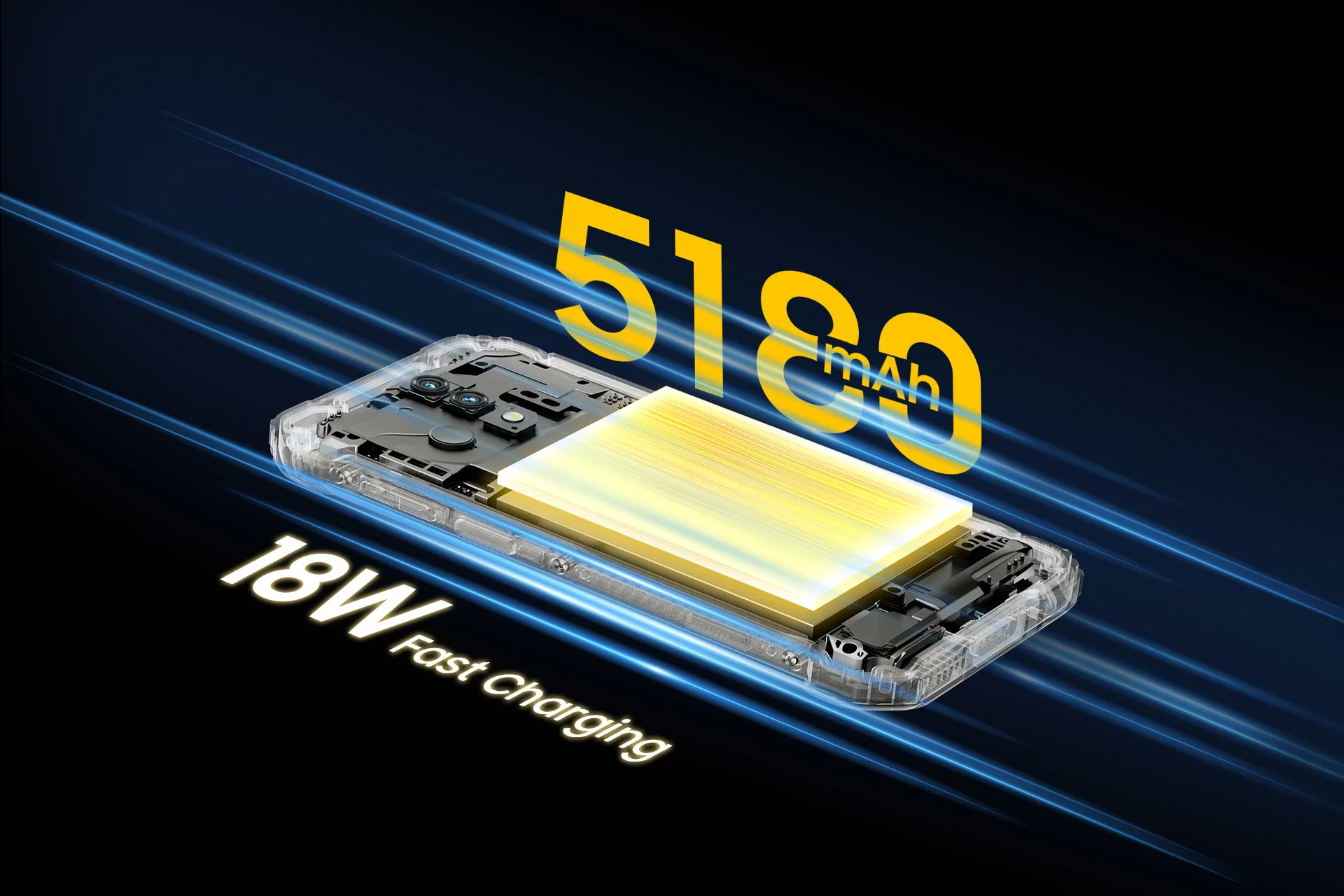 סמארטפון קשיח Blackview BV7200 128GB 6GB RAM - צבע שחור שנתיים אחריות ע"י היבואן הרשמי