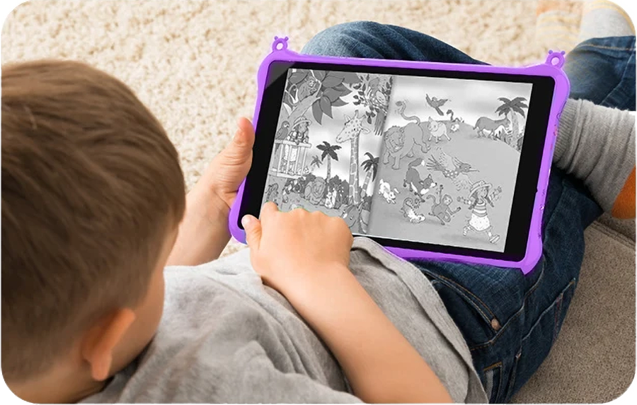 טאבלט קשיח לילדים Blackview Tab 50 Kids 64GB 3GB RAM WiFi - צבע כחול שנתיים אחריות ע"י היבואן הרשמי