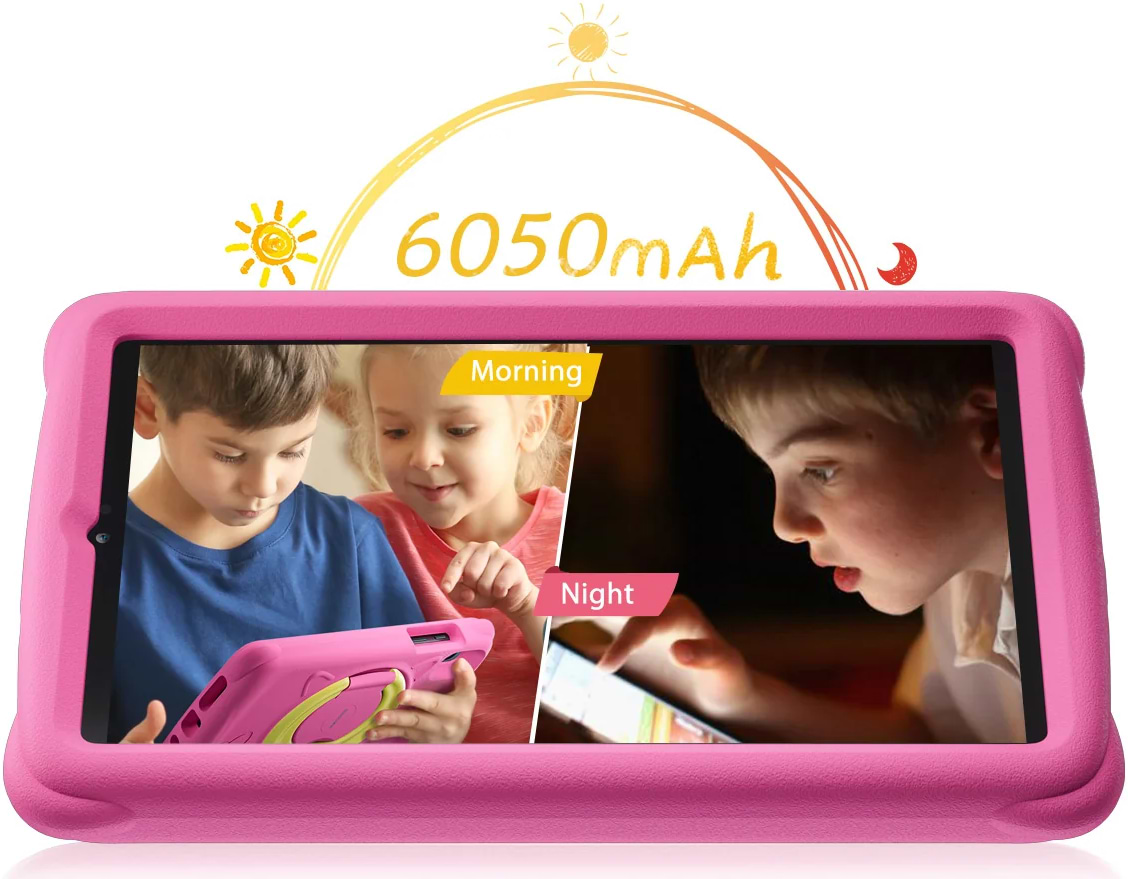 טאבלט קשיח לילדים Blackview Tab 60 Kids 128GB 4GB RAM 4G LTE + WiFi - צבע כחול שנתיים אחריות ע"י היבואן הרשמי