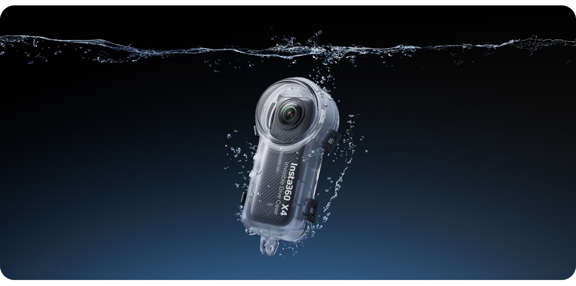 מארז צלילה שקוף למצלמת אקסטרים Insta360 X4