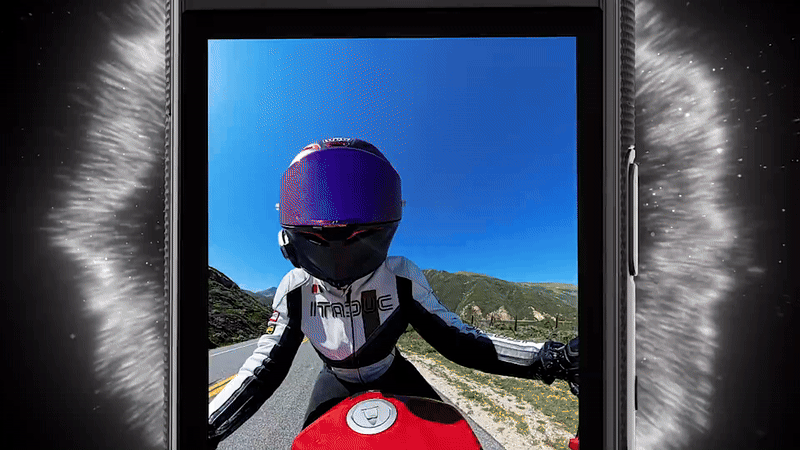 מצלמת אקסטרים 360° Insta360 X4 8K - צבע שחור שנה אחריות ע"י היבואן הרשמי