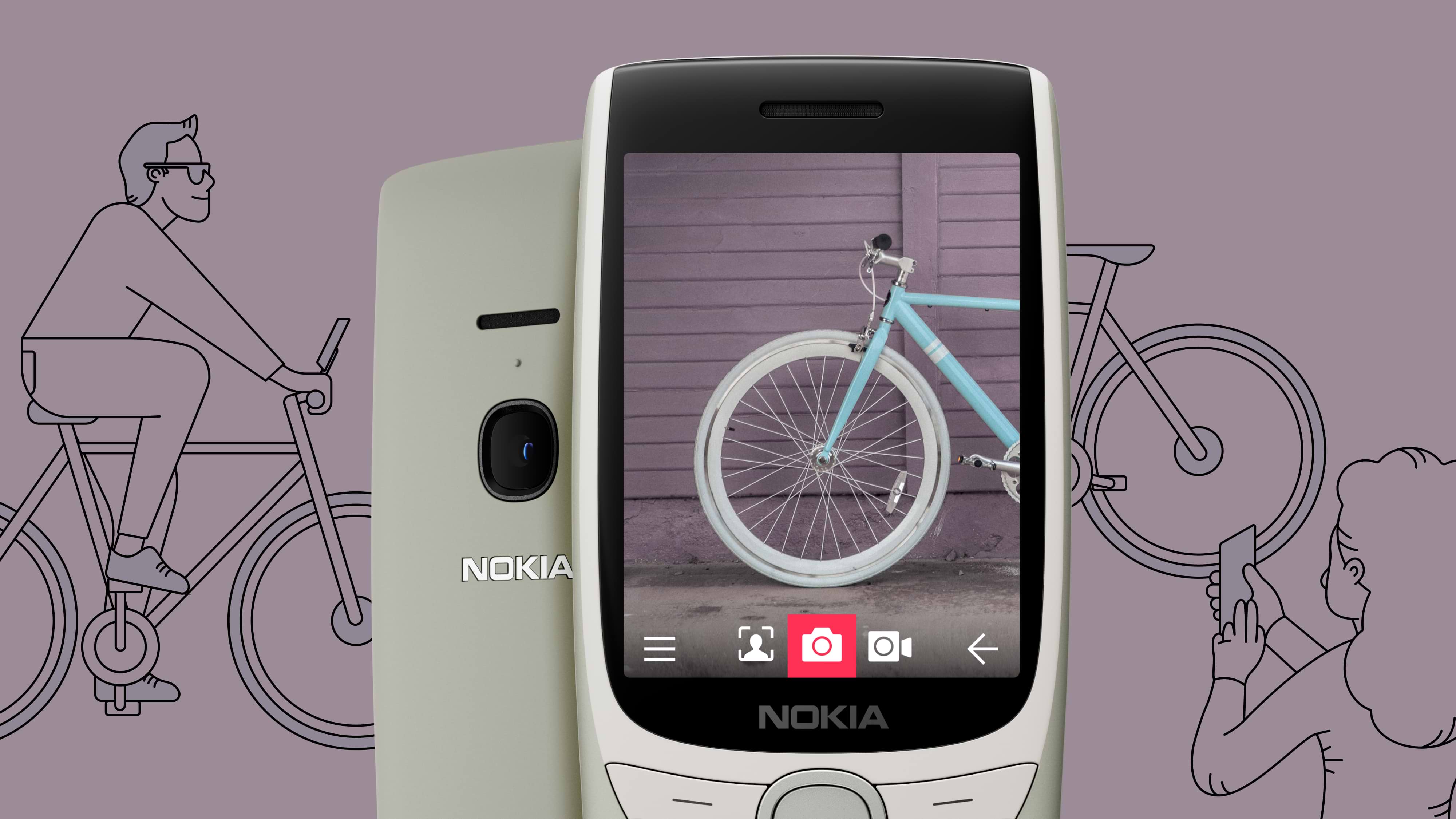 טלפון סלולרי Nokia 8210 4G TA-1507 - צבע כחול כהה שנה אחריות ע"י היבואן הרשמי