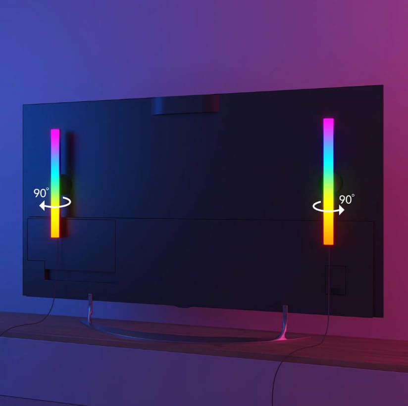 זוג פסי תאורה חכמה לטלוויזיות Govee RGBIC TV Light Bars