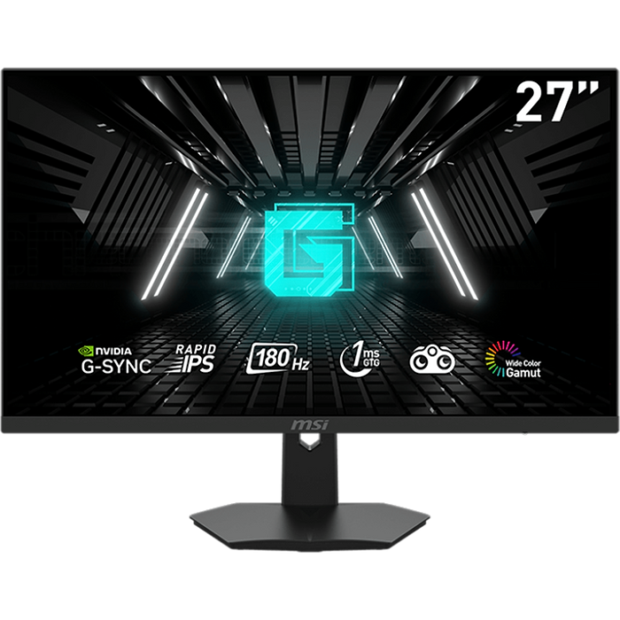 מסך מחשב גיימינג 27'' MSI G274F G-Sync IPS FHD 1ms 180Hz - צבע שחור שלוש שנות אחריות עי היבואן הרשמי