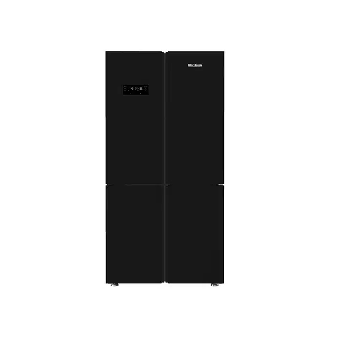 מקרר 4 דלתות Blomberg KQD1622GD זכוכית שחורה - שנה אחריות עי היבואן הרשמי 