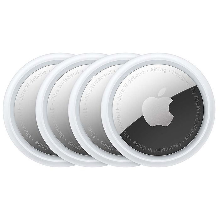 Apple AirTag - מארז 4 יחידות צבע לבן 
