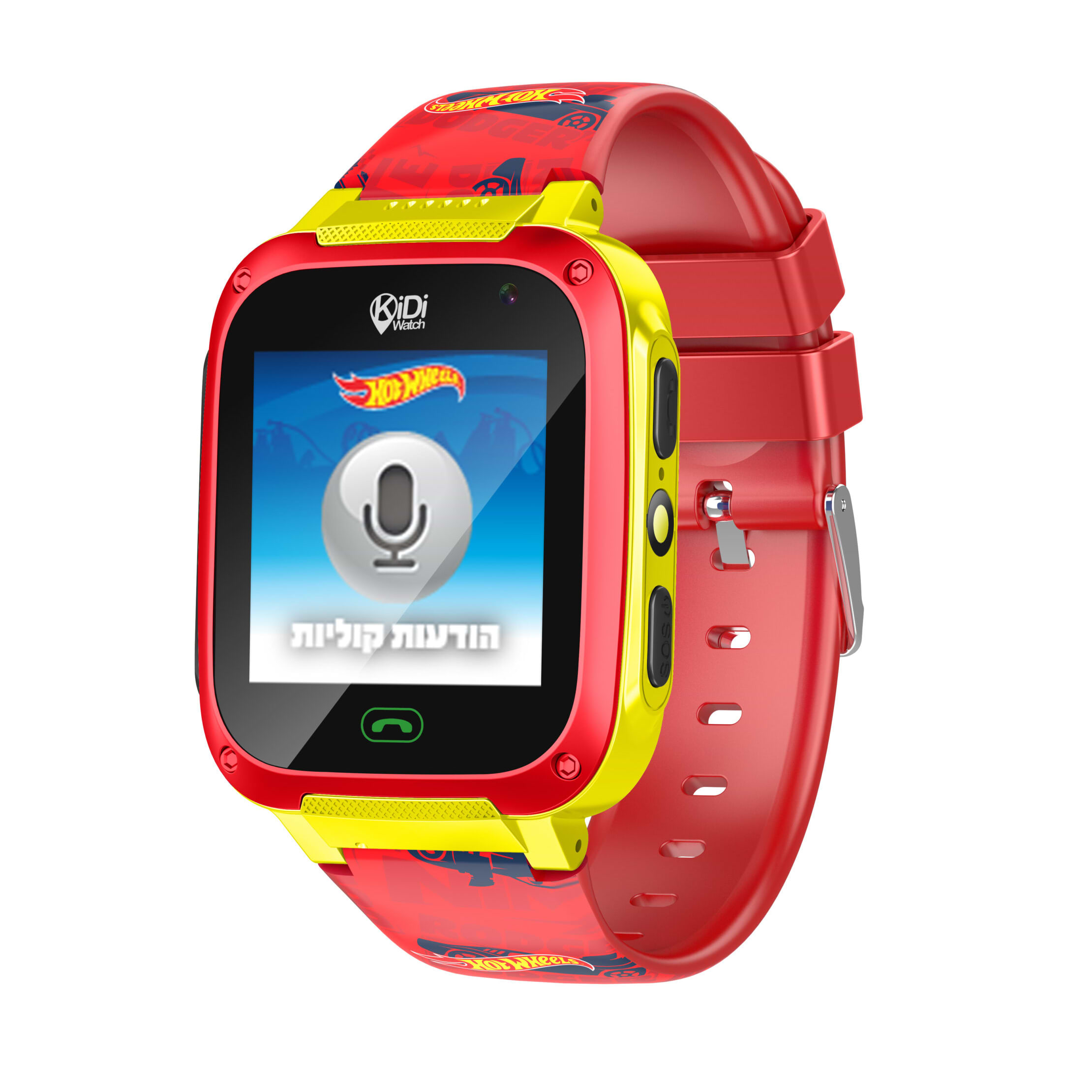 שעון חכם לילדים KidiWatch Watch G4 - צבע אדום שנה אחריות ע