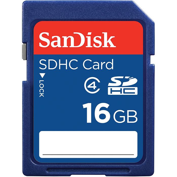 כרטיס זיכרון סאנדיסק SANDISK SDHC 16G  