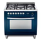 תנור אפייה משולב 94 ליטר  תוצרת איטליה אחריות  כחול דגם - LOFRA CSBLG96MFT תוצרת איטליה אחריות יבואן רשמי