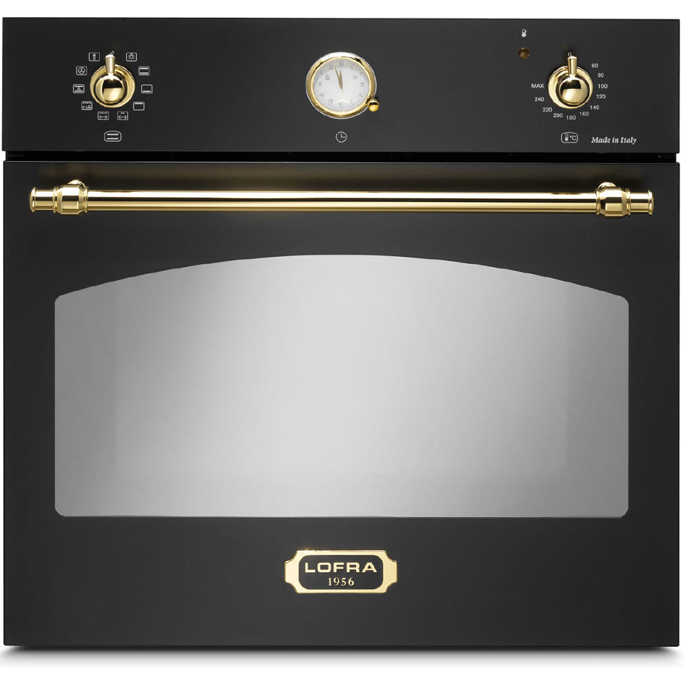 תנור אפייה בנוי 70 ליטר שחור דגם  LOFRA FRNM69EE| אחריות יבואן רשמי