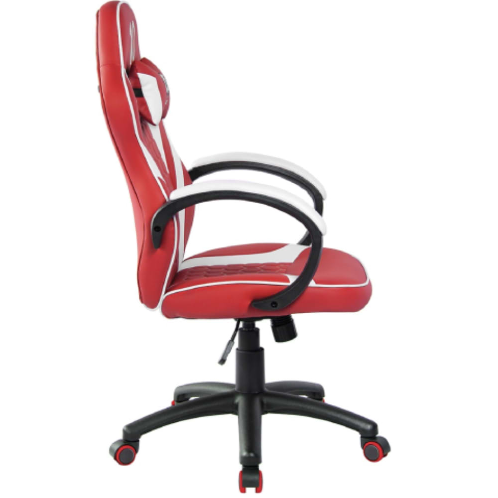 מציאות ועודפים - כיסא גיימינג ארגונומי ובטיחותי עם כרית אדום/לבן דגם SPIDER-GOAL RW - שנה אחריות ע