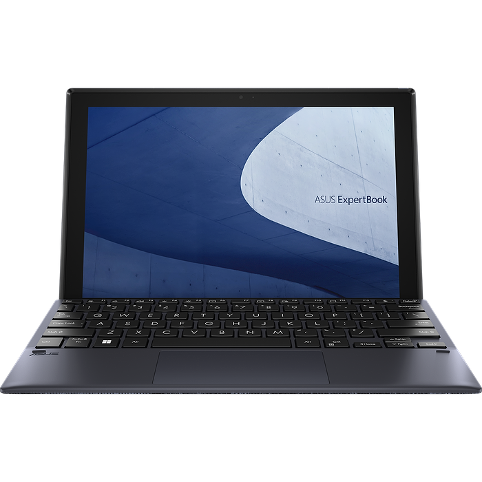 מחשב נייד עם מסך מגע Asus ExpertBook B3 Detachable B3000DQ1A-HT0153M - Snapdragon 7c Gen 2 128GB eMMC 4GB RAM Windows 11 - צבע שחור שנה אחריות עי היבואן הרשמי