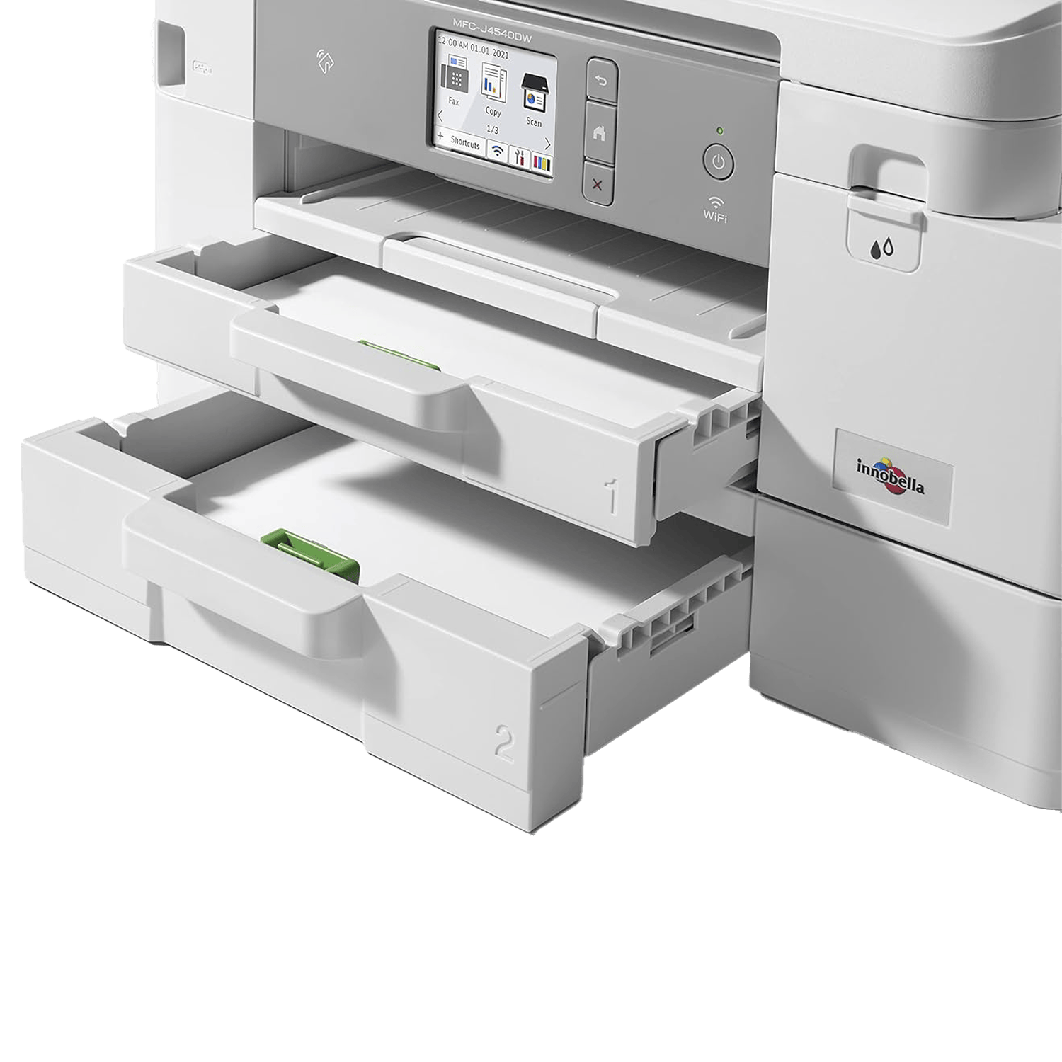 מדפסת משולבת צבעונית אלחוטית Brother MFC-J4540DWXL - צבע אפור שלוש שנות אחריות ע