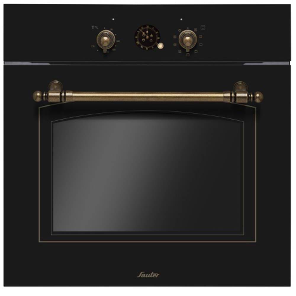 תנור אפייה בנוי  רטרו שחור דגם Sauter rustic 4000b