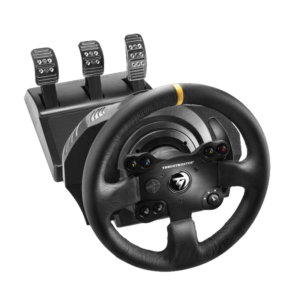 הגה Thrustmaster TX Racing Wheel Leather Edition - צבע שחור שנה אחריות ע