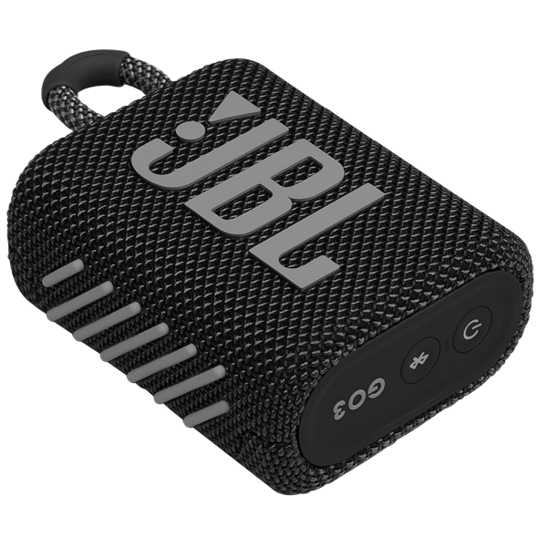 רמקול אלחוטי דגם JBL GO 3 - צבע שחור שנה אחריות ע