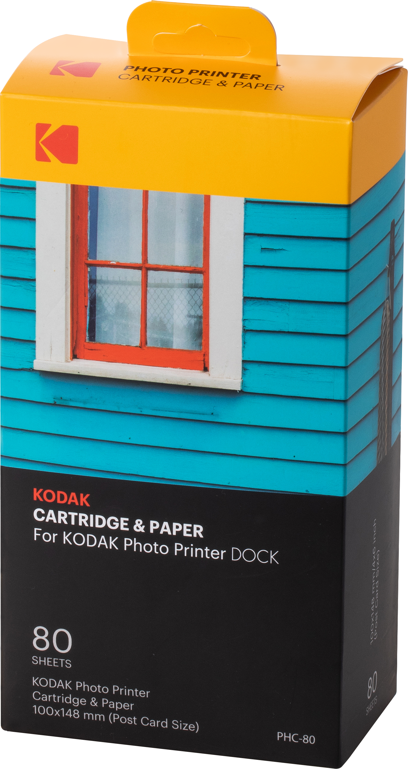 דפי צילום (80 יח')  Kodak PHC-80 למצלמות Kodak Dock/Dock Plus   