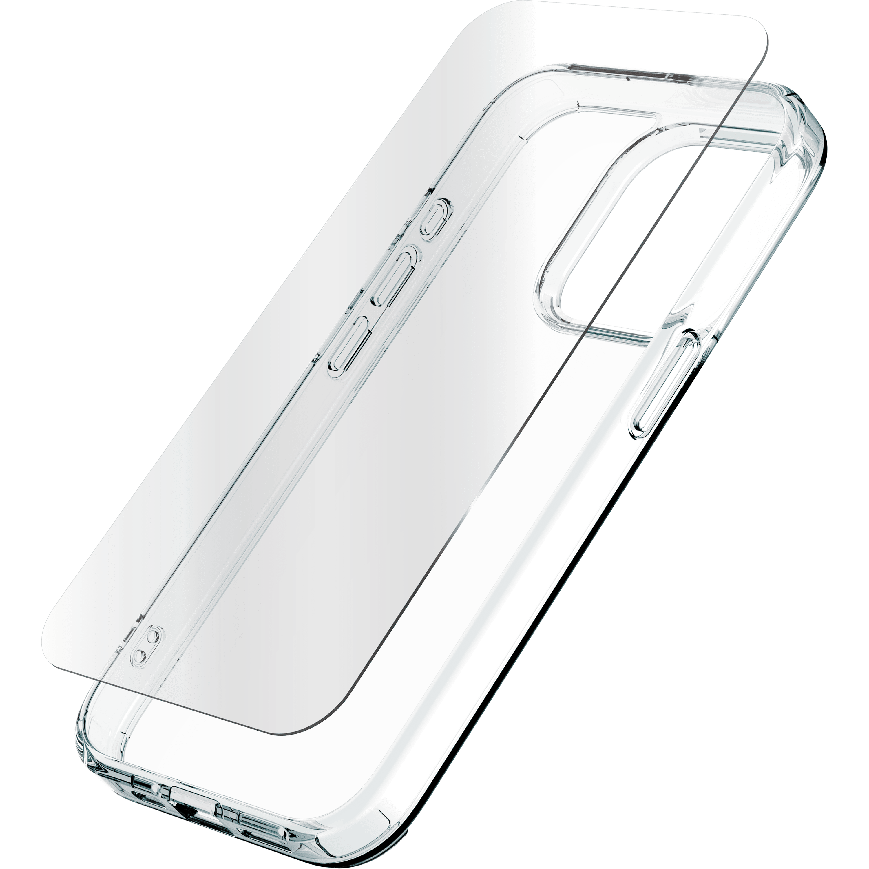 באנדל כיסוי שקוף, מגן מסך ומטען מהיר 30W ל-Apple iPhone 15 Pro מבית Zagg - שנה אחריות ע