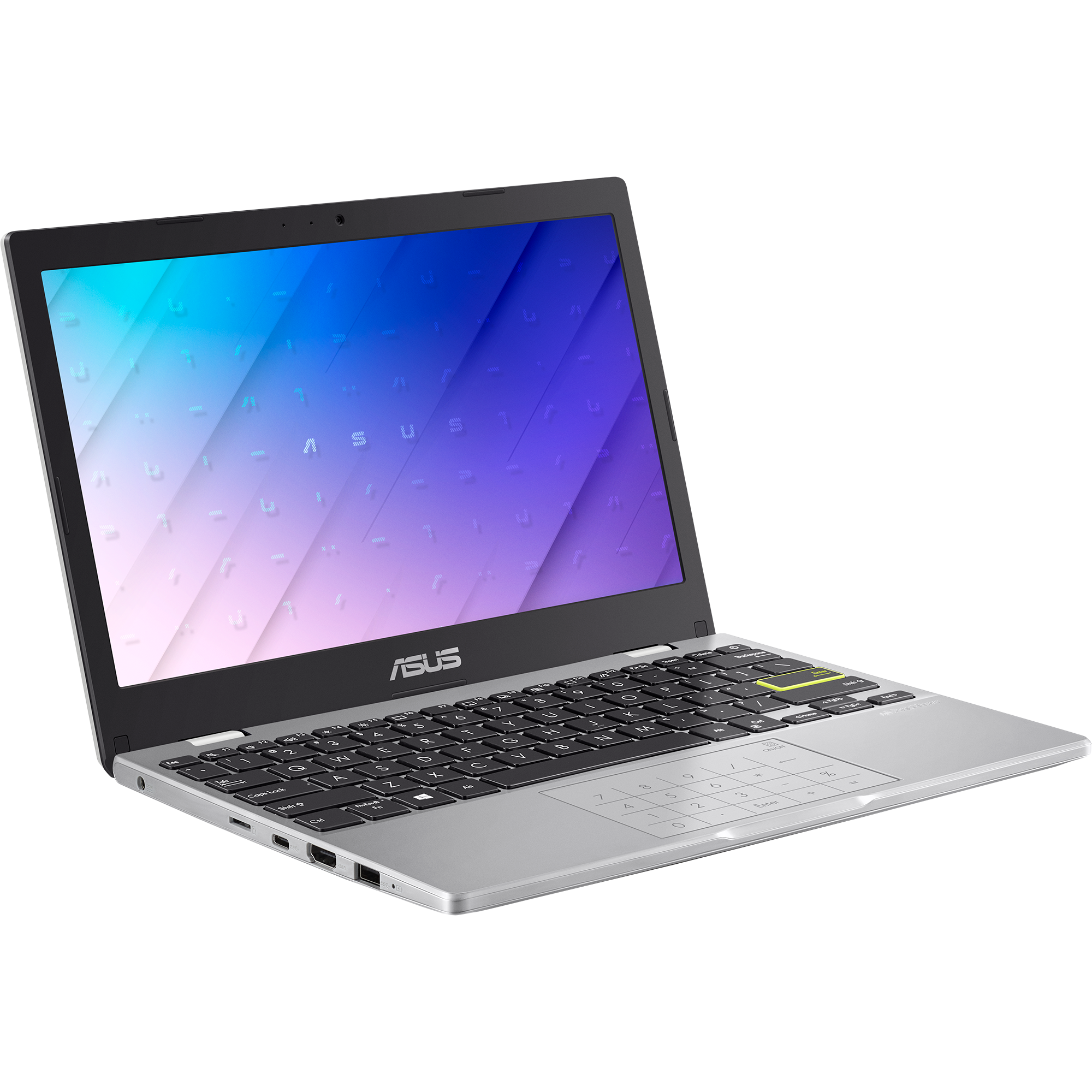מחשב נייד Asus VivoBook Go 12 E210MA-GJ330WS - Celeron N4020 64GB 4GB RAM Windows 11s + Office 365 - צבע לבן שנה אחריות ע