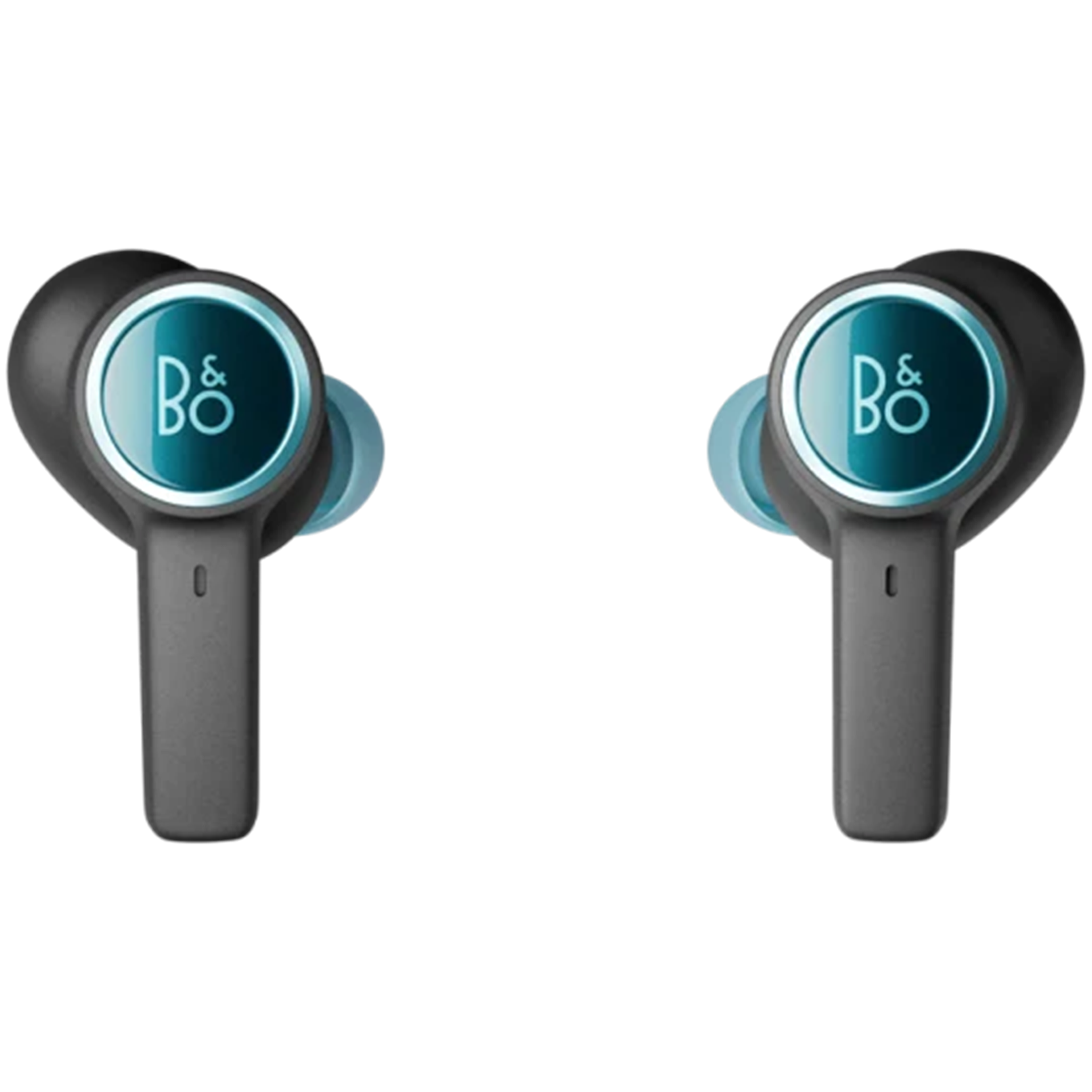אוזניות אלחוטיות  Bang & Olufsen Beoplay EX - צבע שחור ותכלת שלוש שנות אחריות ע